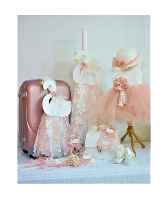 Βαπτιστικό σετ κύκνος - K2028